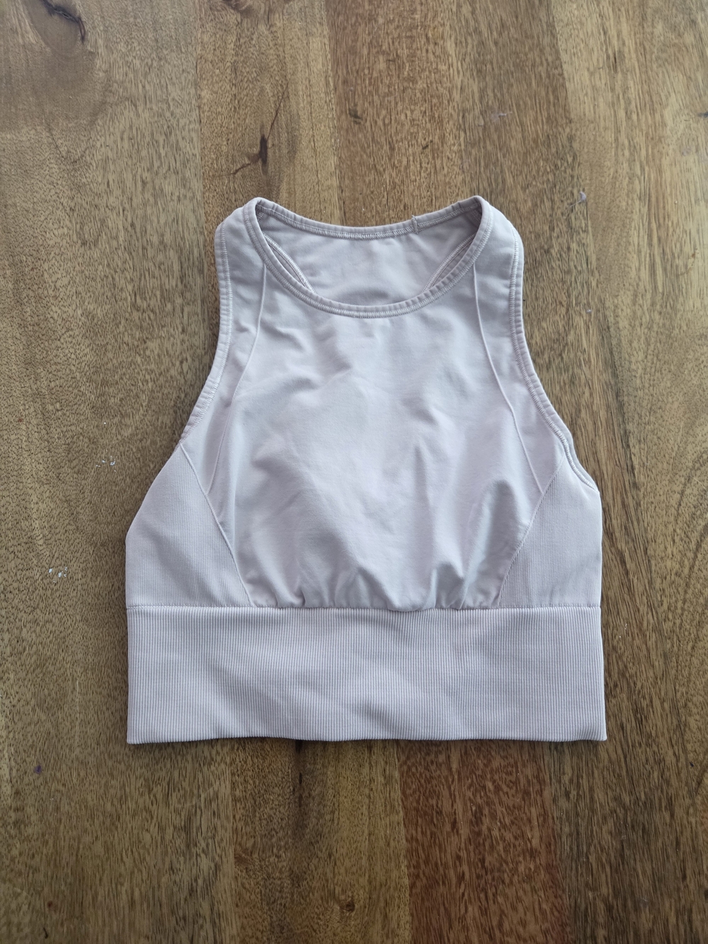 lululemon athletica Light Pink High-Neck Sports Bra